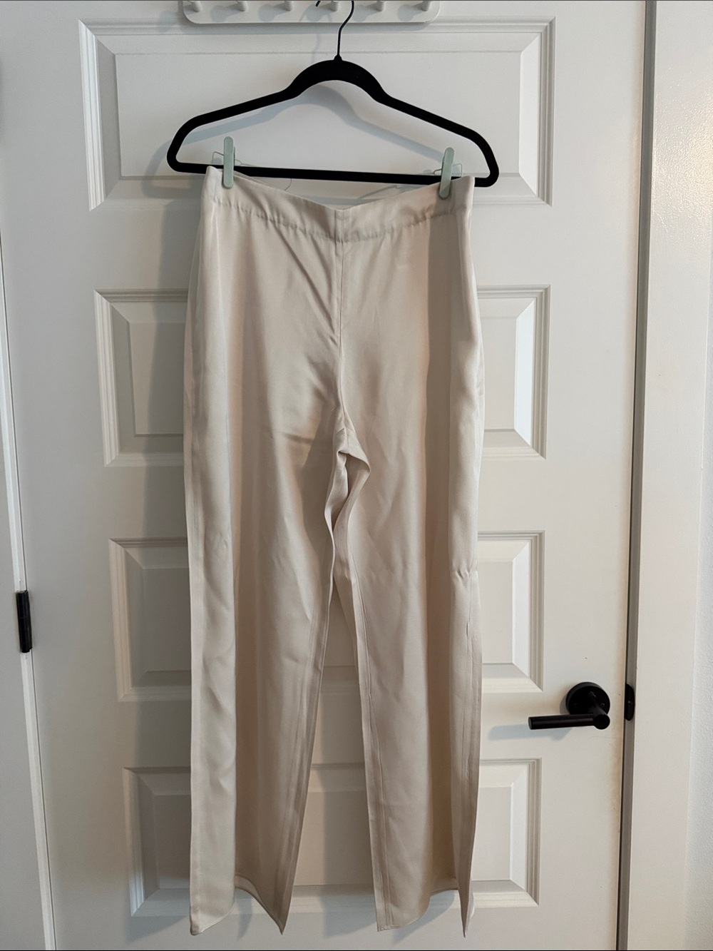 & Other Stories Cream Wide-Leg Trousers